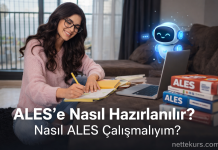 ALES’e Nasıl Hazırlanılır? Nasıl ALES Çalışmalıyım ? ALES’e nasıl hazırlanılır yazısı için online çalışan öğrenci görseli