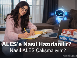 ALES’e Nasıl Hazırlanılır? Nasıl ALES Çalışmalıyım ? ALES’e nasıl hazırlanılır yazısı için online çalışan öğrenci görseli
