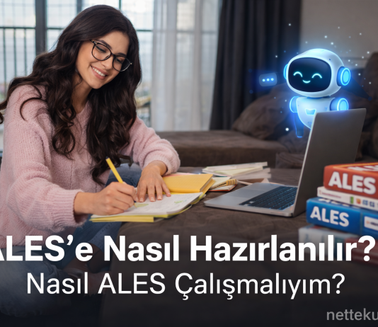ALES’e nasıl hazırlanılır yazısı için online çalışan öğrenci görseli